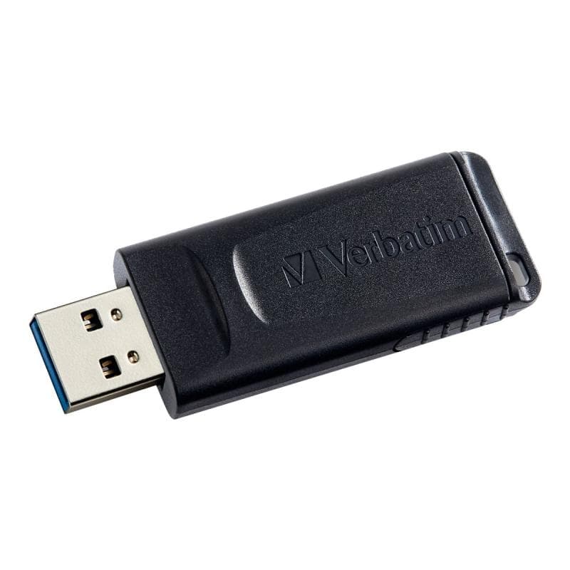32GB VERBATIM DRIVE SLIDER USB Stick USB2.0 schwarz
