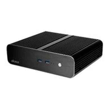 AKASA Euler S Fanless Thin-Mini-ITX Gehäuse, OEM - schwarz