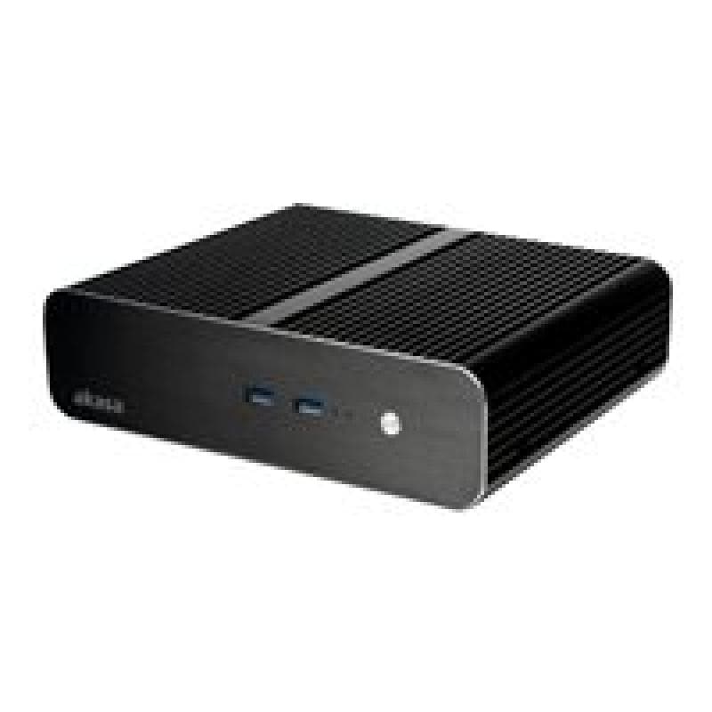 AKASA Euler S Fanless Thin-Mini-ITX Gehäuse, OEM - schwarz