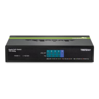 TRENDNET 5-port Gigabit PoE+ Switch