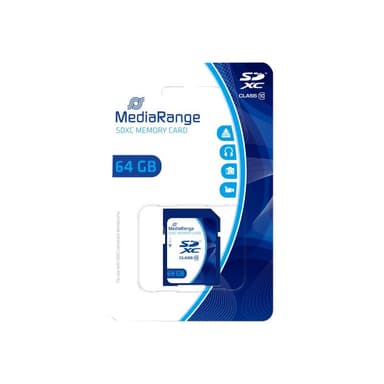 MEDIARANGE SD Card 64GB MediaRange SDHC CL.10
