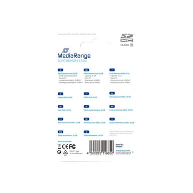 MEDIARANGE SD Card 32GB MediaRange SDHC CL.10