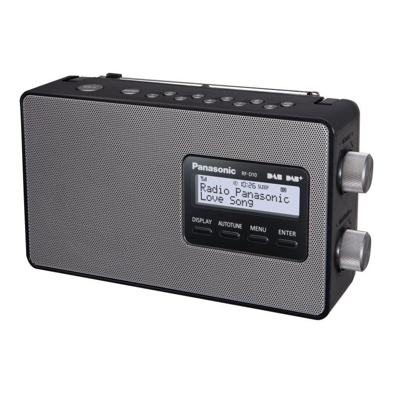 PANASONIC RF-D10EG-K DAB+ Digitalradio, schwarz