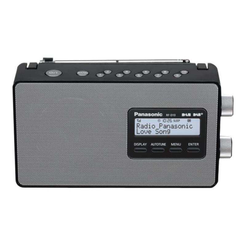 PANASONIC RF-D10EG-K DAB+ Digitalradio, schwarz