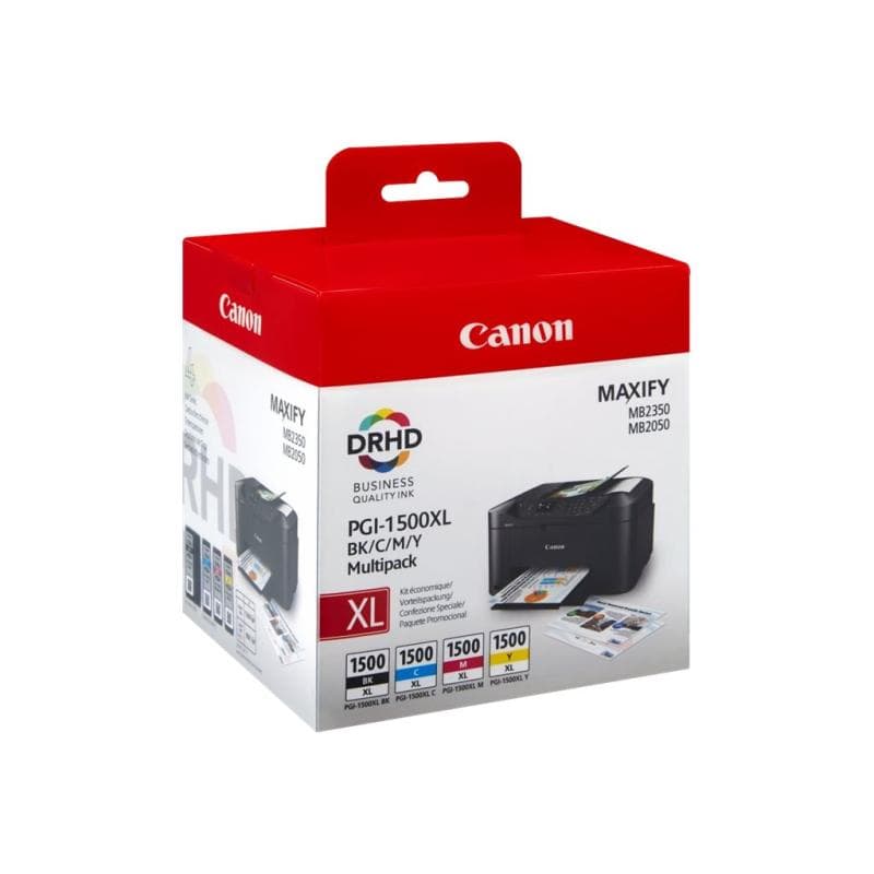 CANON PGI 1500XL C/M/Y/BK Multipack Schwarz, Gelb, Cyan, Magenta Tintenbehälter