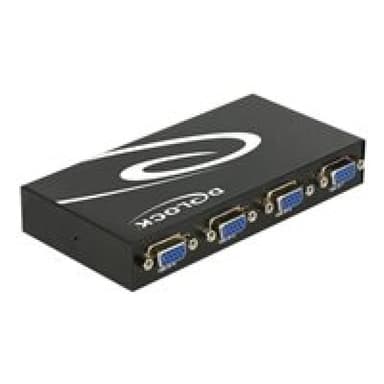 DELOCK Switch 4-port VGA manuell bidirektional