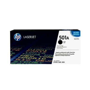 HP 501A Schwarz LaserJet Tonerpatrone (Q6470A)