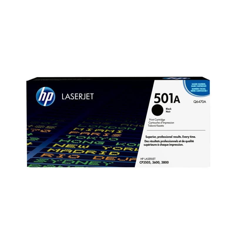 HP 501A Schwarz LaserJet Tonerpatrone (Q6470A)