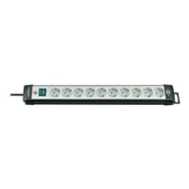 Brennenstuhl Premium-Line 10-fach schwarz/hellgrau