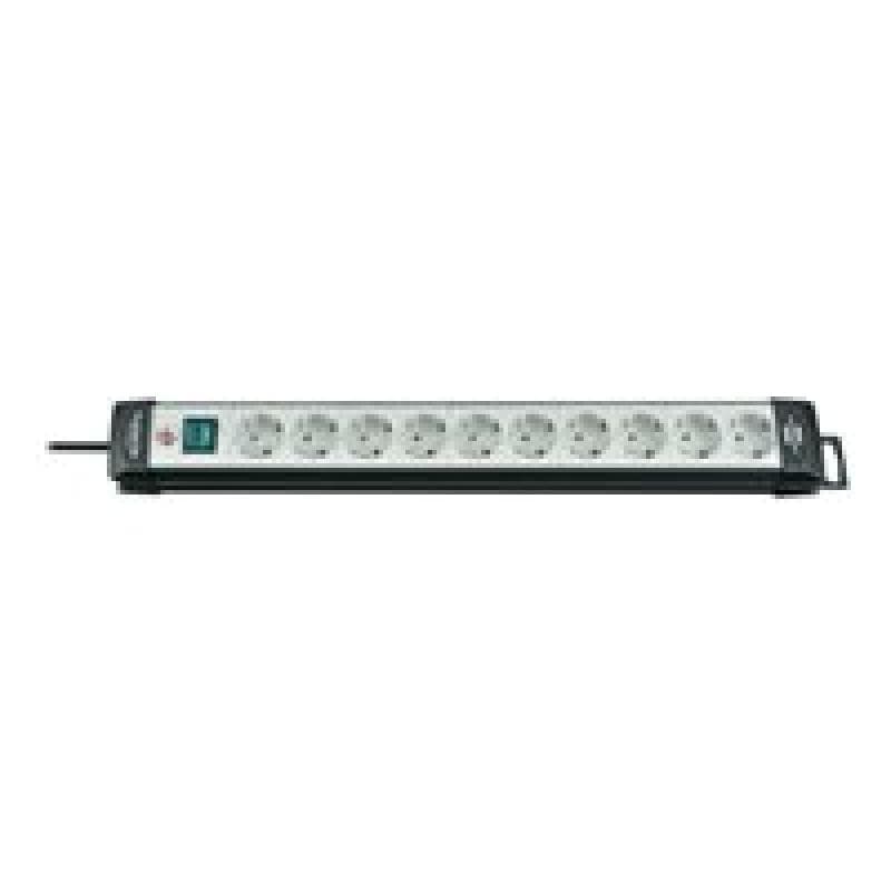 Brennenstuhl Premium-Line 10-fach schwarz/hellgrau