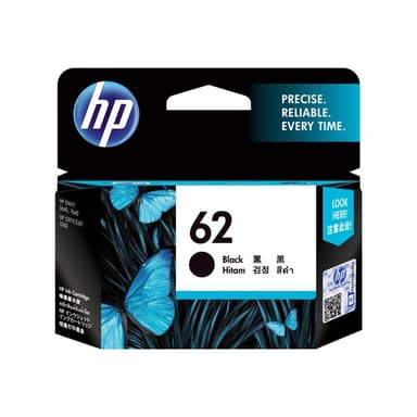 HP 62 Schwarz Tintenpatrone