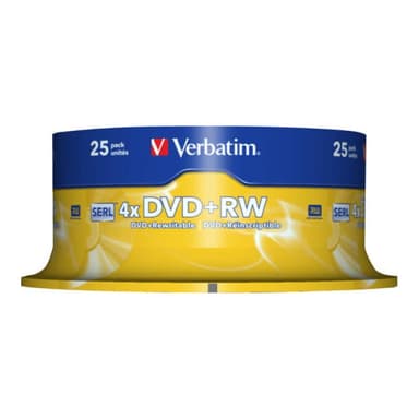 VERBATIM DVD+RW 25er Spindel