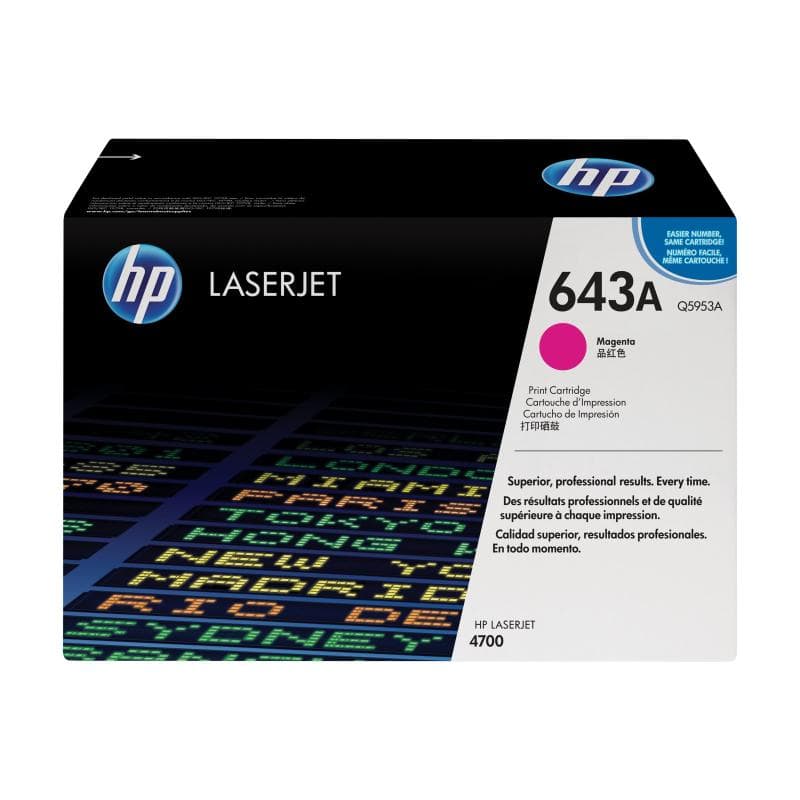 HP 643A Magenta LaserJet Tonerpatrone (Q5953A)
