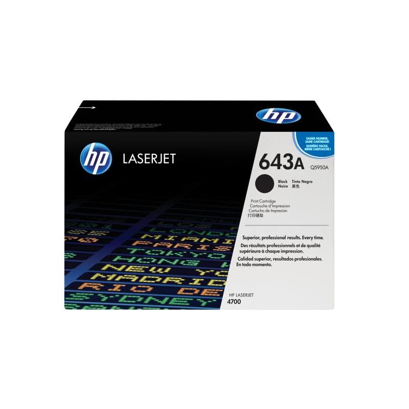 HP 643A Schwarz LaserJet Tonerpatrone (Q5950A)