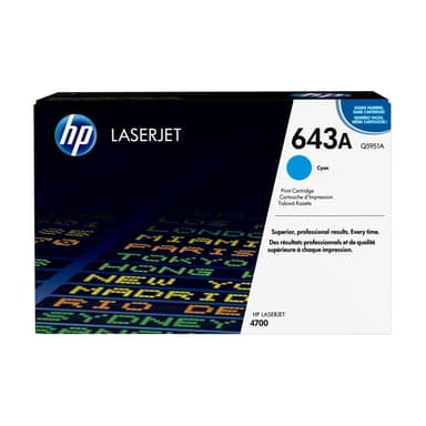 HP 643A Cyan LaserJet Tonerpatrone (Q5951A)