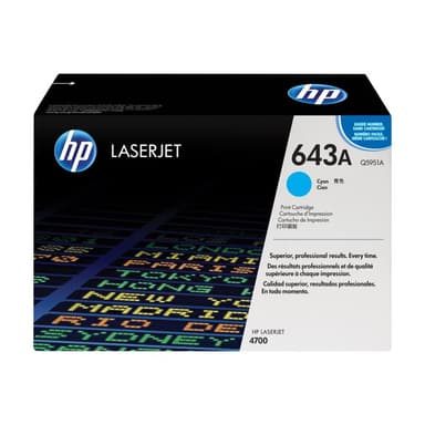 HP 643A Cyan LaserJet Tonerpatrone (Q5951A)