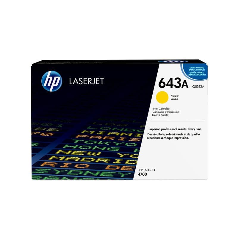 HP 643A Gelb LaserJet Tonerpatrone (Q5952A)
