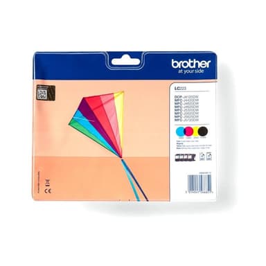 BROTHER LC223 4er Pack Schwarz, Gelb, Cyan, Magenta Tintenpatrone
