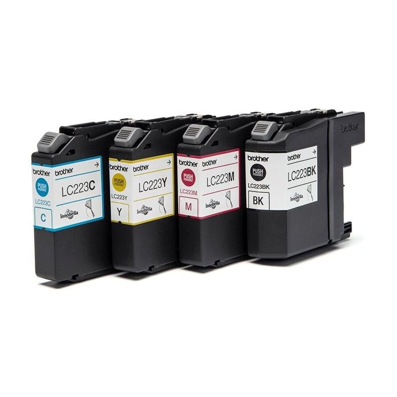 BROTHER LC223 4er Pack Schwarz, Gelb, Cyan, Magenta Tintenpatrone