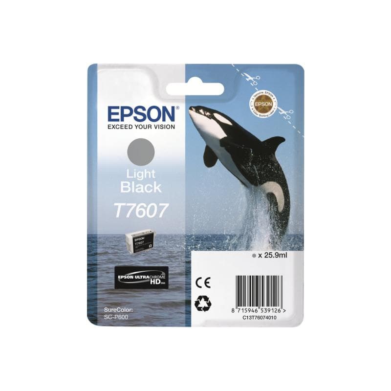 EPSON T7607 Schwarz Tintenpatrone