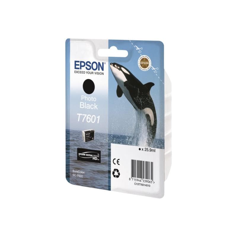 EPSON T7601 Photo schwarz Tintenpatrone