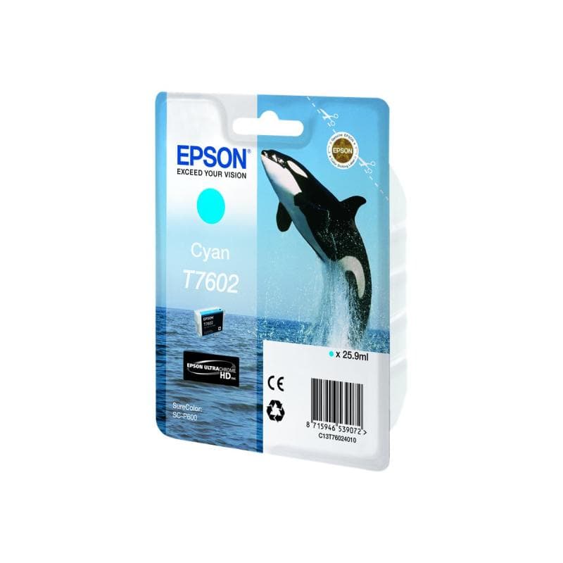 EPSON T7602 Cyan Tintenpatrone