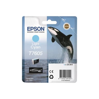 EPSON T7605 hell Cyan Tintenpatrone