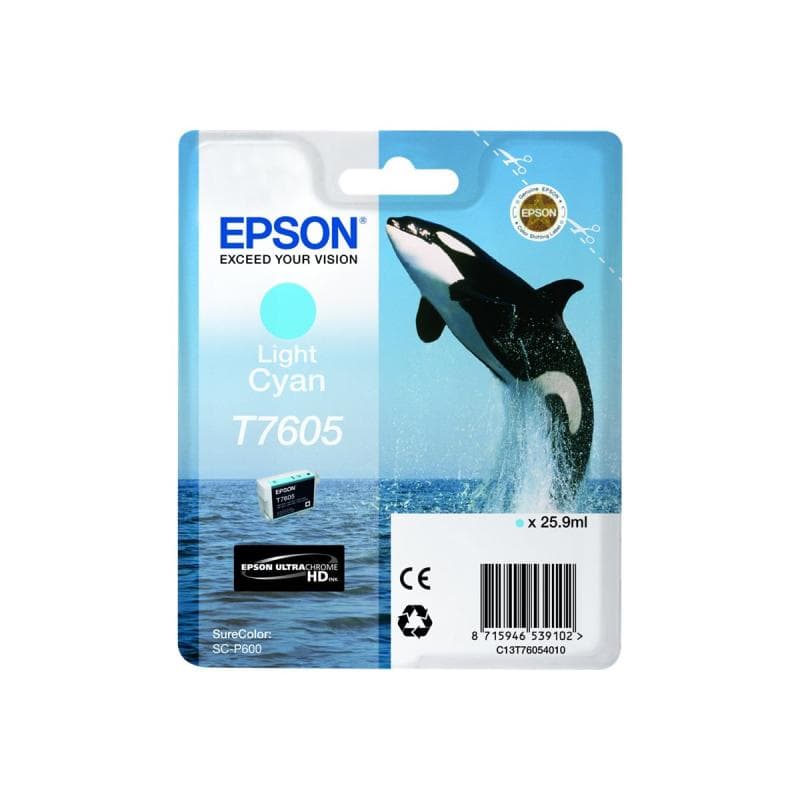 EPSON T7605 hell Cyan Tintenpatrone