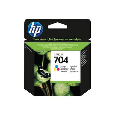 HP 704 Farbe (Cyan, Magenta, Yellow) Ink Advantage Tintenpatrone