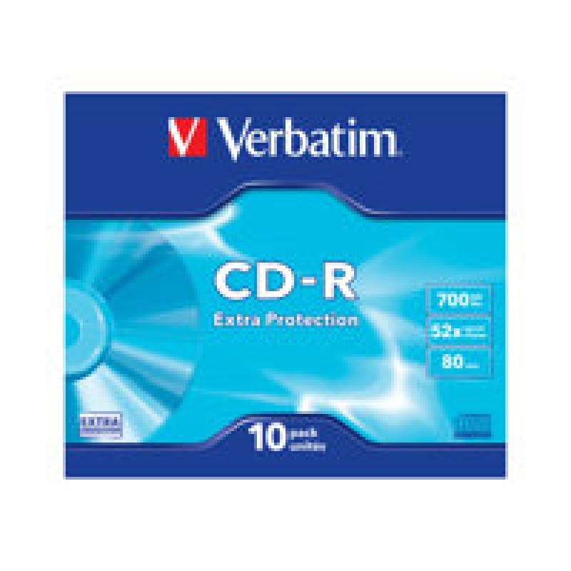 CD-R 700MB 10er Slimcase 52x Extra
