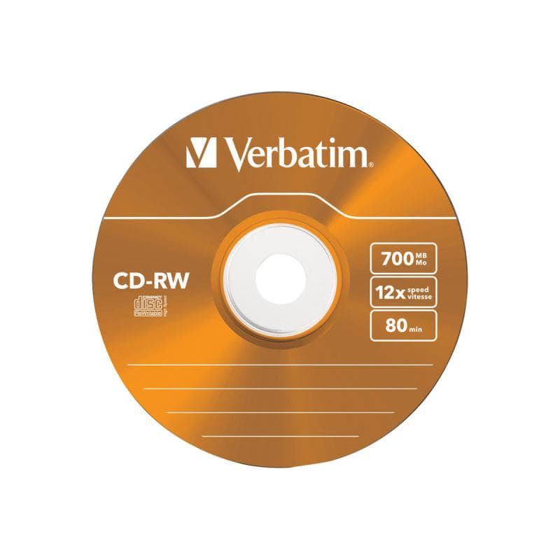 CD-RW 700MB 5er Slimcase 8-10x color