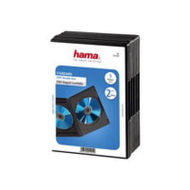 HAMA DVD-Doppel-Leerhülle mit Folie ,