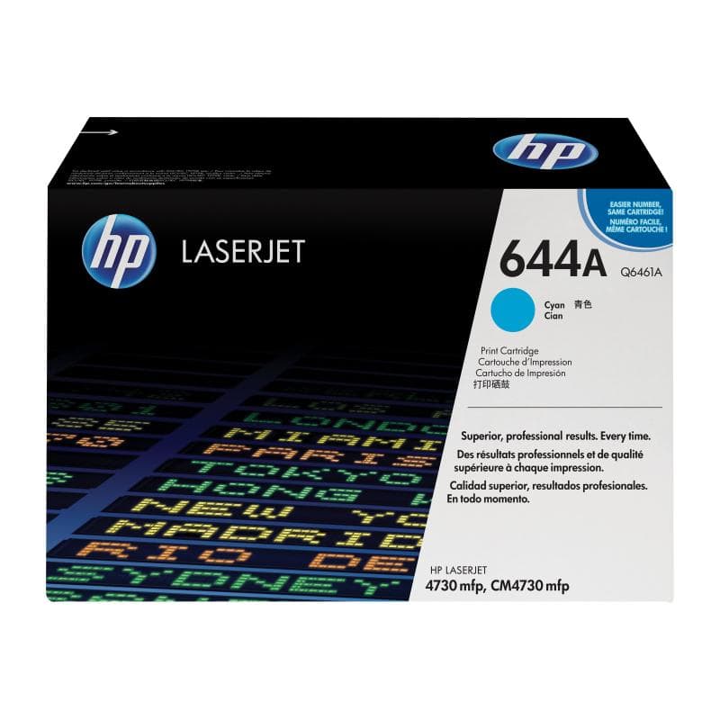 HP 644A Cyan LaserJet Tonerpatrone (Q6461A)