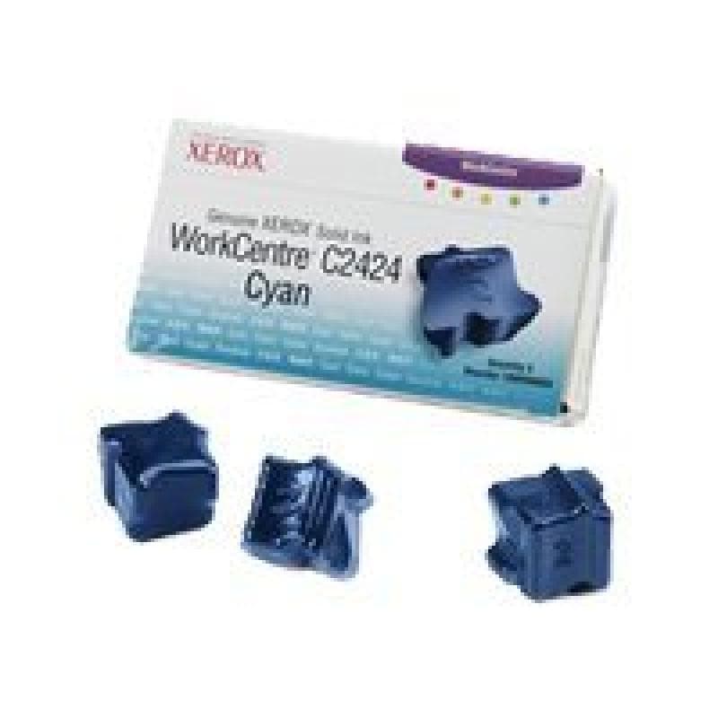 XEROX Genuine Xerox WorkCentre C2424 3 Cyan feste Tinten