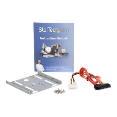 STARTECH.COM Adapter Bracket für 2,5 (6.4cm) auf 3,5 (8,9cm) HDD - SATA / SSD Festplatten Einbaurahm
