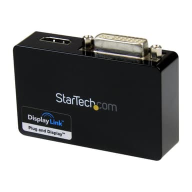 STARTECH.COM USB 3.0 auf HDMI / DVI Video Adapter - Externe Dual Multi Monitor Grafikkarte - 1920x12