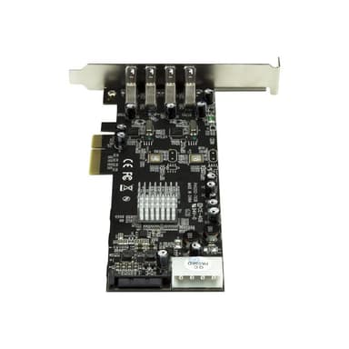 STARTECH.COM 4 Port  USB 3.0 SuperSpeed PCI Express Schnittstellenkarte mit 2 5Gb/s Kanälen und UASP