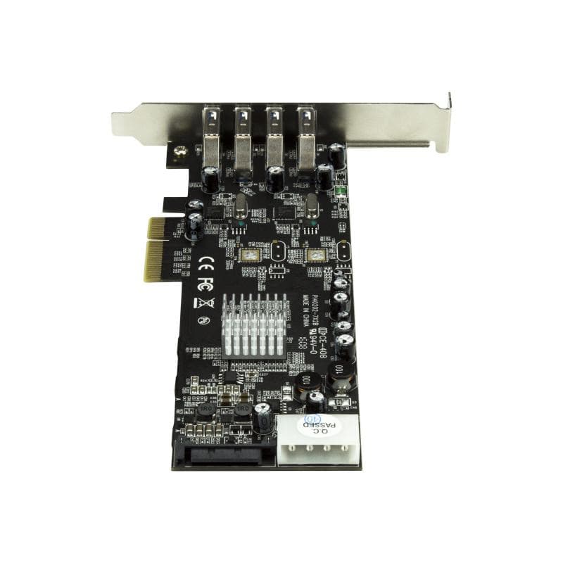 STARTECH.COM 4 Port  USB 3.0 SuperSpeed PCI Express Schnittstellenkarte mit 2 5Gb/s Kanälen und UASP