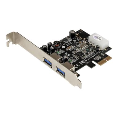 STARTECH.COM 2 Port USB 3.0 PCI Express Schnittstellenkarte  mit UASP und 4 Pin LP4 Molex