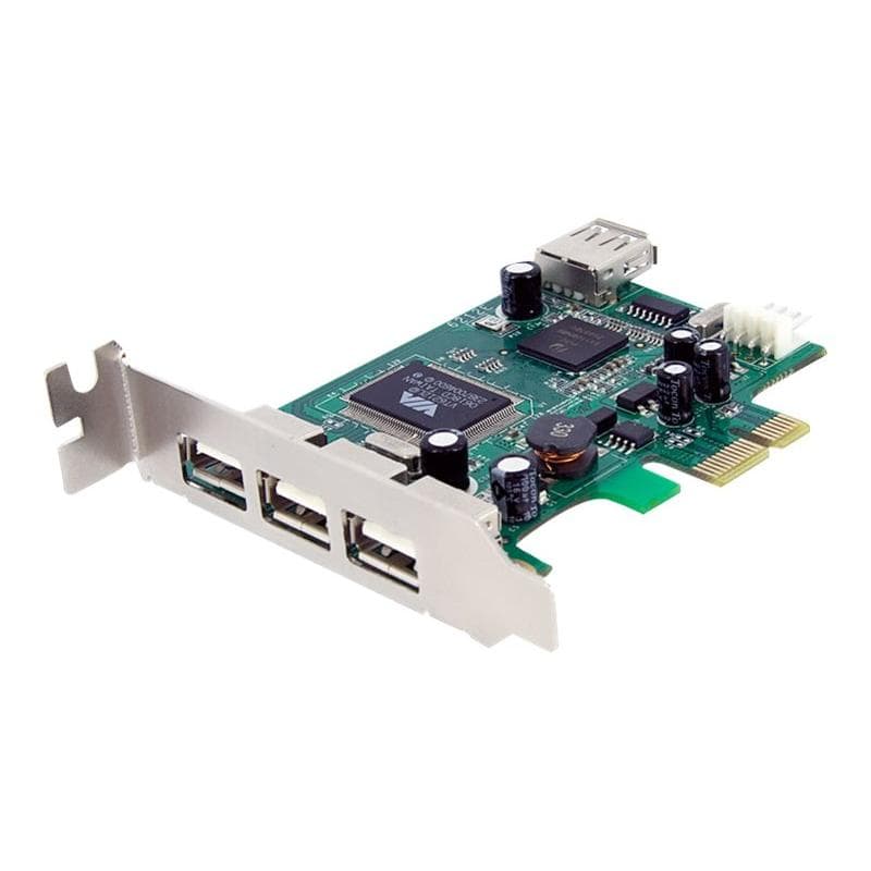 STARTECH.COM 4 Port USB 2.0 PCI Express Low Profile Schnittstellenkarte
