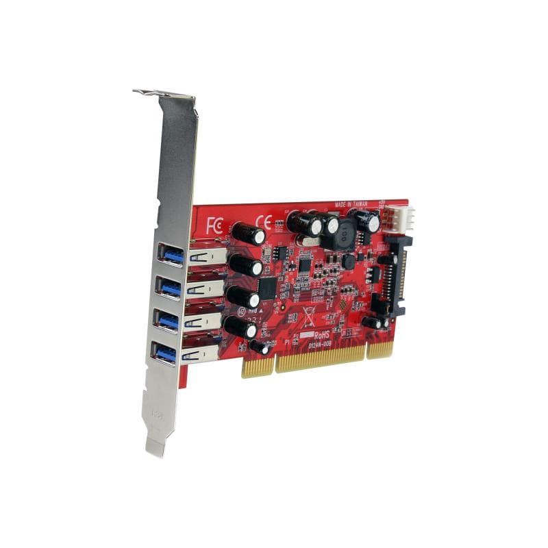 STARTECH.COM 4 Port USB 3.0 PCI Schnittstellenkarte- PCI SuperSpeed USB 3.0 Controller Karte