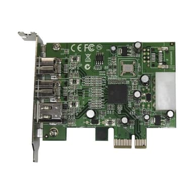 STARTECH.COM 3 Port 800+400 FireWire PCI Express Schnittstellen Combo Karte - Low Profile