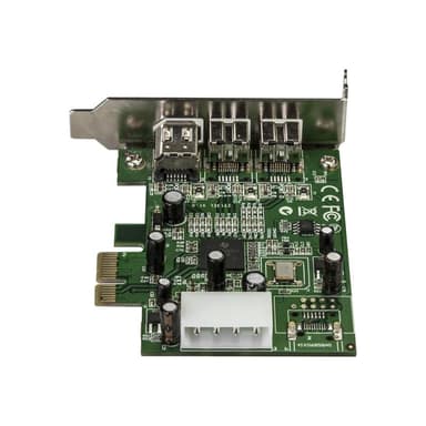STARTECH.COM 3 Port 800+400 FireWire PCI Express Schnittstellen Combo Karte - Low Profile