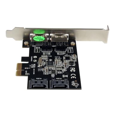 STARTECH.COM 2 Port SATA III PCI Express Schnittstellenkarte - 2 Port Serial-ATA 6GB/s PCIe Karte