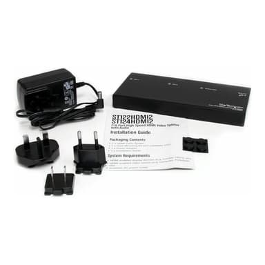 STARTECH.COM 2 Port High-Speed-HDMI Video Splitter und Signalverstärker - 3 x HDMI Stecker - 1920x12