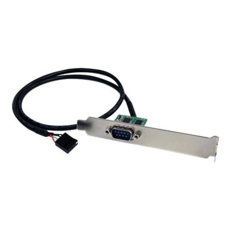 STARTECH.COM 60cm Internes USB 10 Pin Header auf Serielles RS232/ DB9 Slotblech - IDC 10 Pin zu RS-2