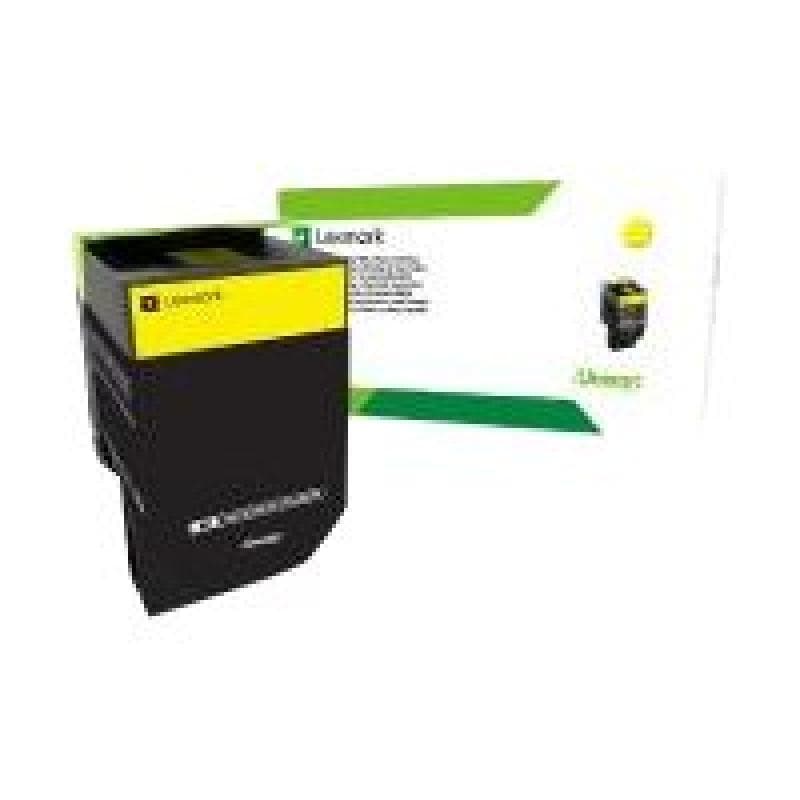 LEXMARK 702YE Gelb Tonerpatrone LCCP, LRP