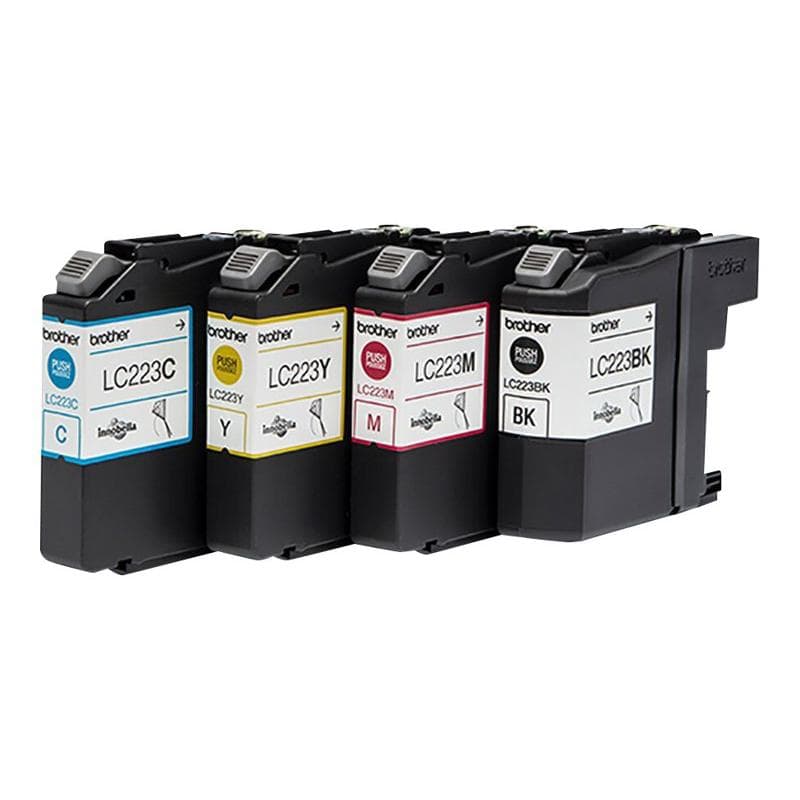 BROTHER LC223 4er Pack Schwarz, Gelb, Cyan, Magenta Tintenpatrone