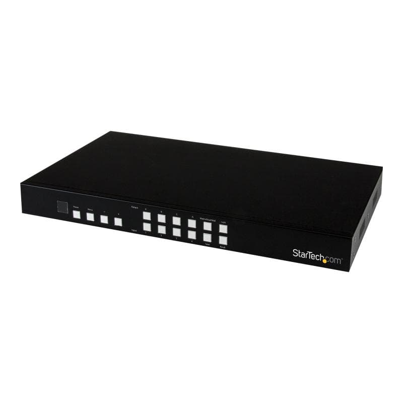 STARTECH.COM 4x4 HDMI Matrix Switch mit Bild und Bild Multiviewer o. Videowand