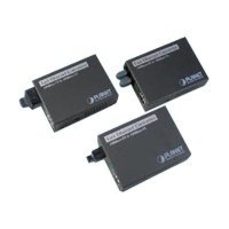 PLANET TECHNOLOGY Planet Medienkonverter FT-802, 1x 100/10 Mbit/s (RJ45), 1x 100Base-FX Multimode bi